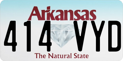 AR license plate 414VYD