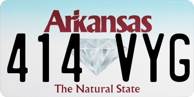 AR license plate 414VYG