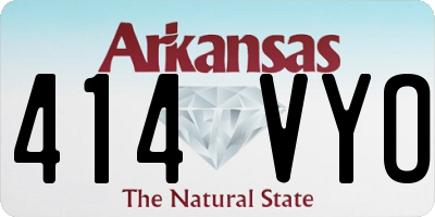 AR license plate 414VYO