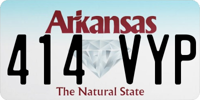 AR license plate 414VYP