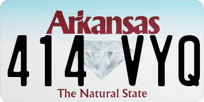 AR license plate 414VYQ