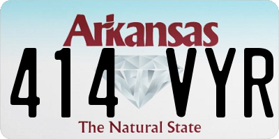 AR license plate 414VYR