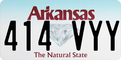 AR license plate 414VYY