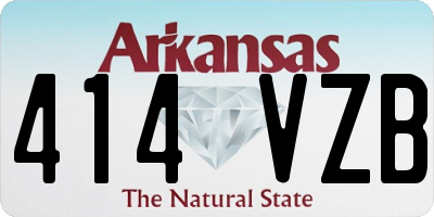 AR license plate 414VZB