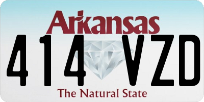 AR license plate 414VZD