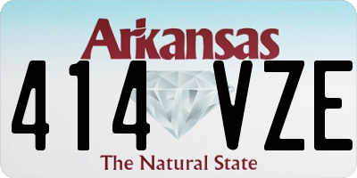 AR license plate 414VZE