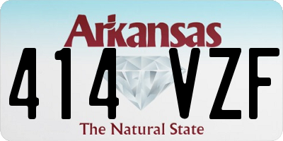 AR license plate 414VZF