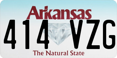 AR license plate 414VZG