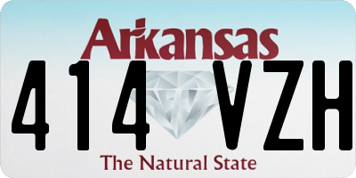 AR license plate 414VZH