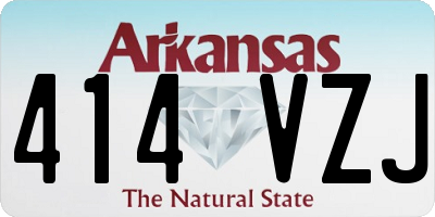 AR license plate 414VZJ