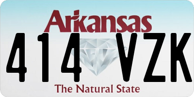 AR license plate 414VZK