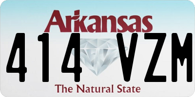 AR license plate 414VZM