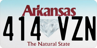 AR license plate 414VZN
