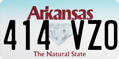 AR license plate 414VZO