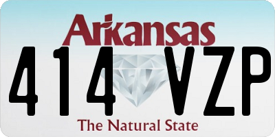 AR license plate 414VZP