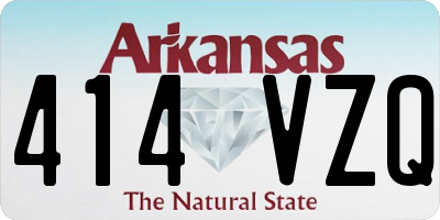 AR license plate 414VZQ