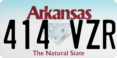 AR license plate 414VZR