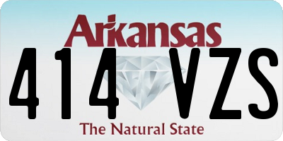 AR license plate 414VZS
