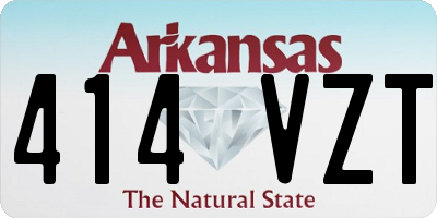 AR license plate 414VZT