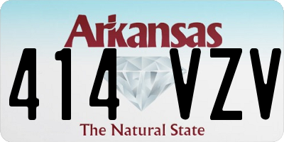 AR license plate 414VZV
