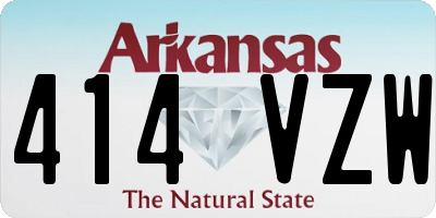 AR license plate 414VZW