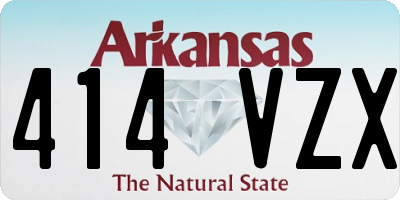 AR license plate 414VZX