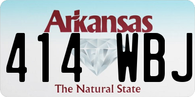 AR license plate 414WBJ