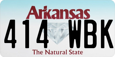 AR license plate 414WBK