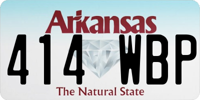AR license plate 414WBP