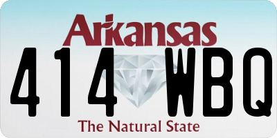 AR license plate 414WBQ