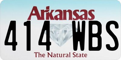 AR license plate 414WBS