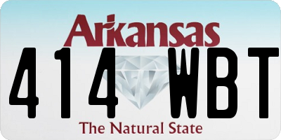 AR license plate 414WBT