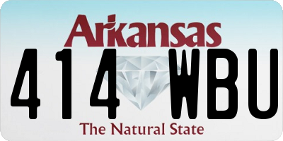 AR license plate 414WBU