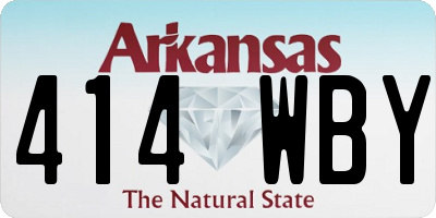 AR license plate 414WBY