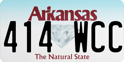 AR license plate 414WCC
