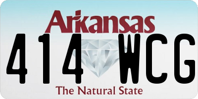AR license plate 414WCG