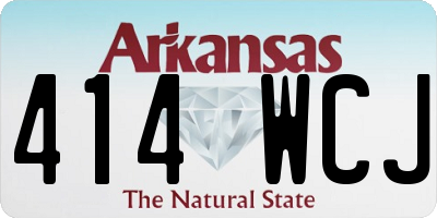 AR license plate 414WCJ