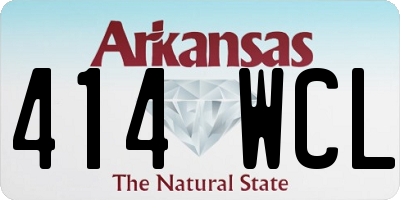 AR license plate 414WCL