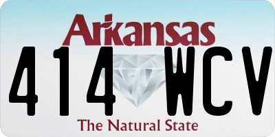 AR license plate 414WCV
