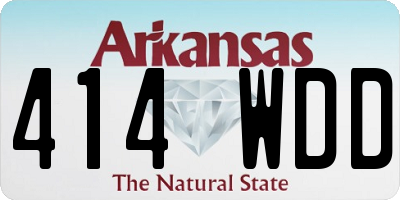 AR license plate 414WDD