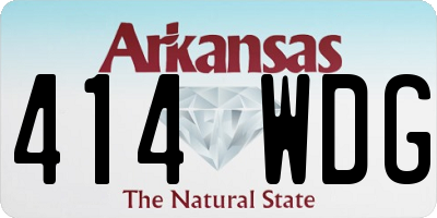 AR license plate 414WDG