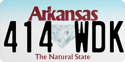 AR license plate 414WDK
