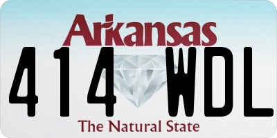 AR license plate 414WDL