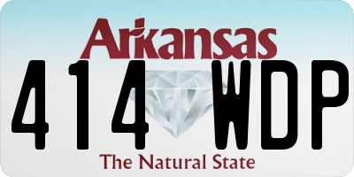 AR license plate 414WDP