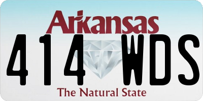 AR license plate 414WDS
