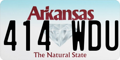 AR license plate 414WDU