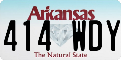 AR license plate 414WDY