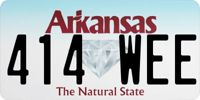AR license plate 414WEE
