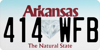 AR license plate 414WFB