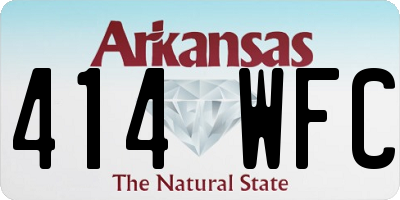AR license plate 414WFC